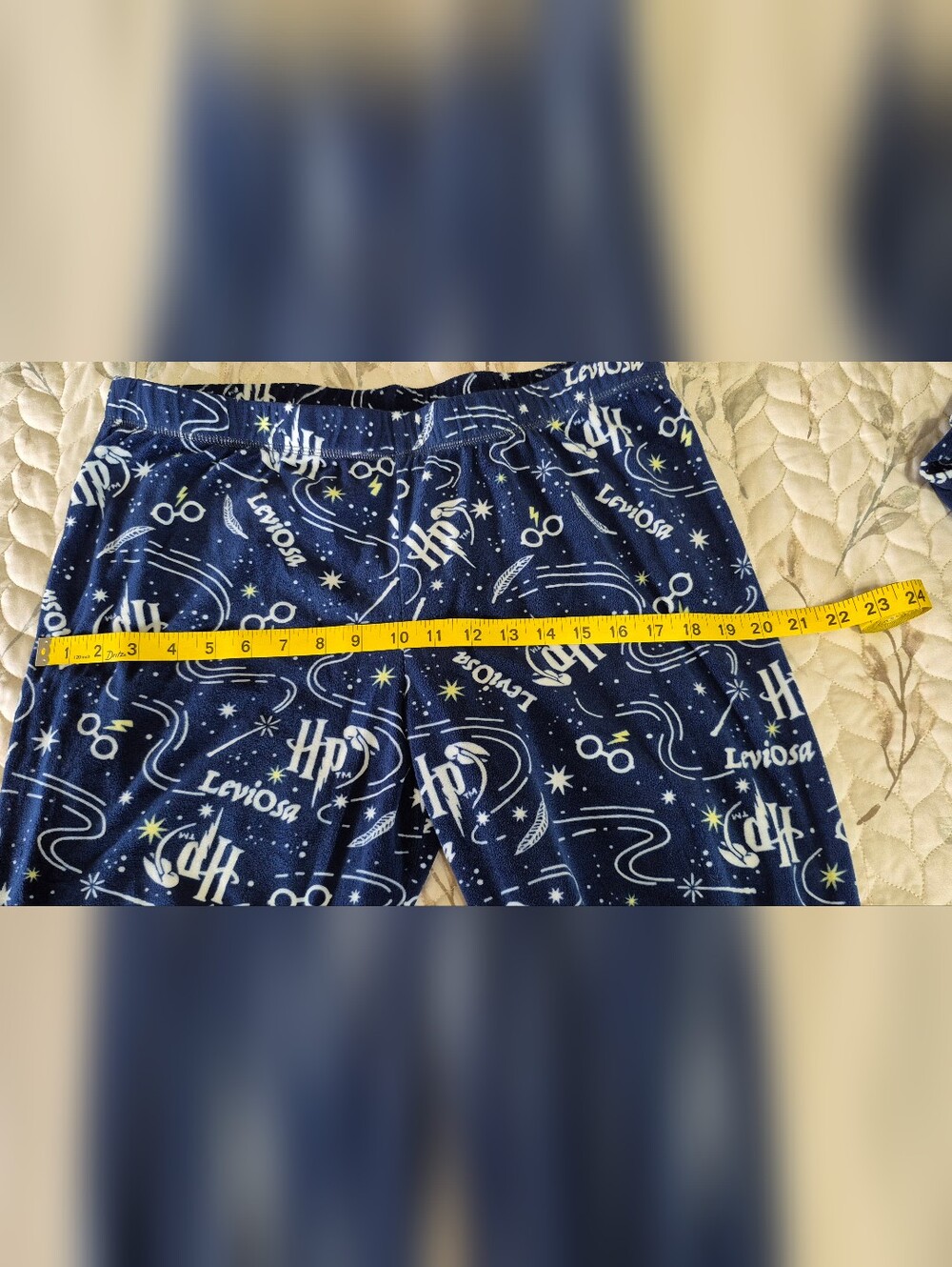 Womens Harry Potter Theme Pajama Sets - Navy & Gray - Picture 12 of 13